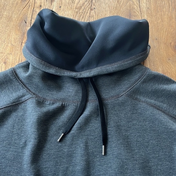 Gap Fit Womens Sweatshirt Gray Long Sleeve Turtleneck Size X Small Pullover - Picture 3 of 5